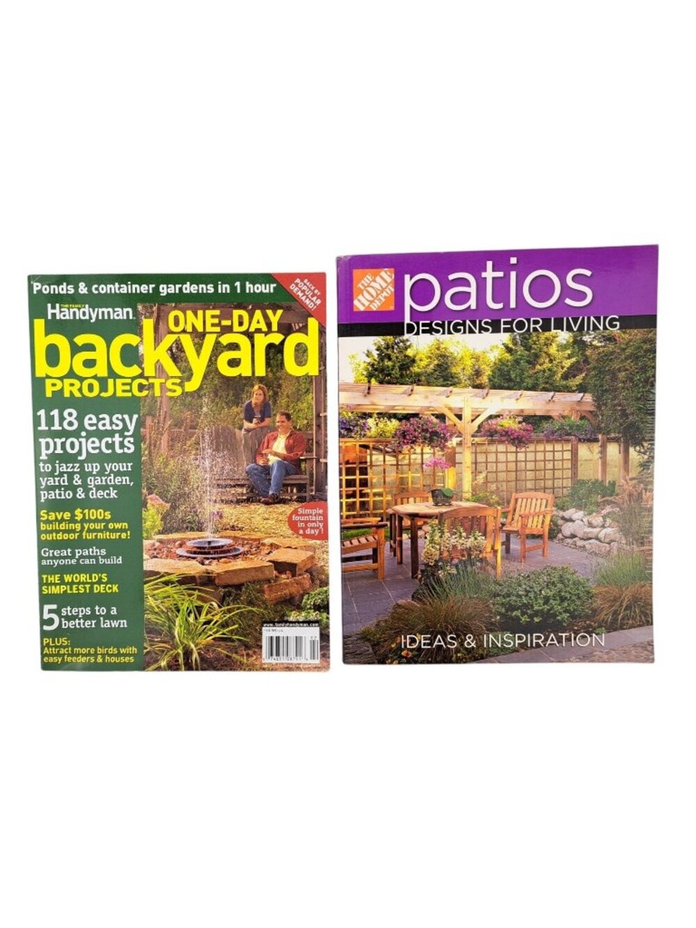Family Handyman One-Day Backyard Projects Home Depot Patio Design Yard DIY Books